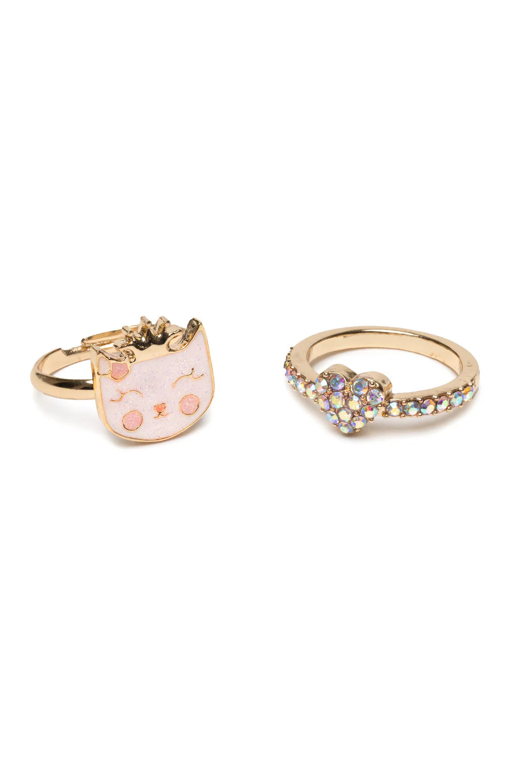 Great Pretenders Boutique Kitty Love sõrmuse komplekt (2 tk)