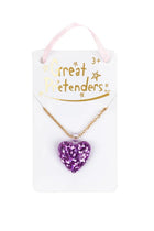 Great Pretenders Boutique sädeleva südamega kaelakee (2 erinevat stiili)