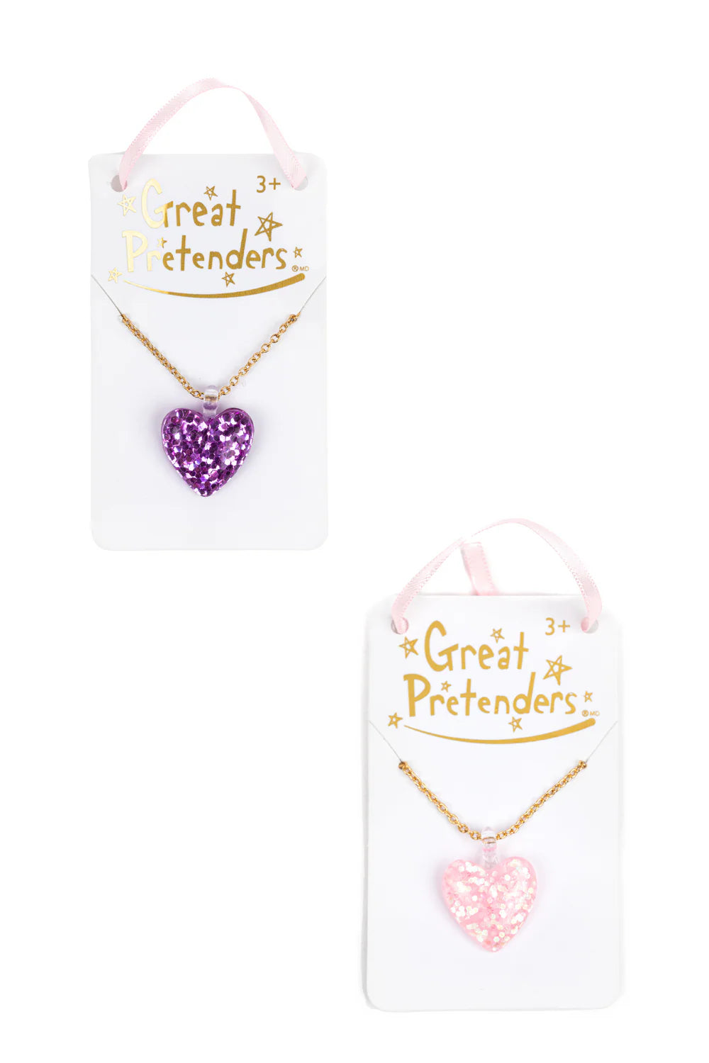 Great Pretenders Boutique sädeleva südamega kaelakee (2 erinevat stiili)