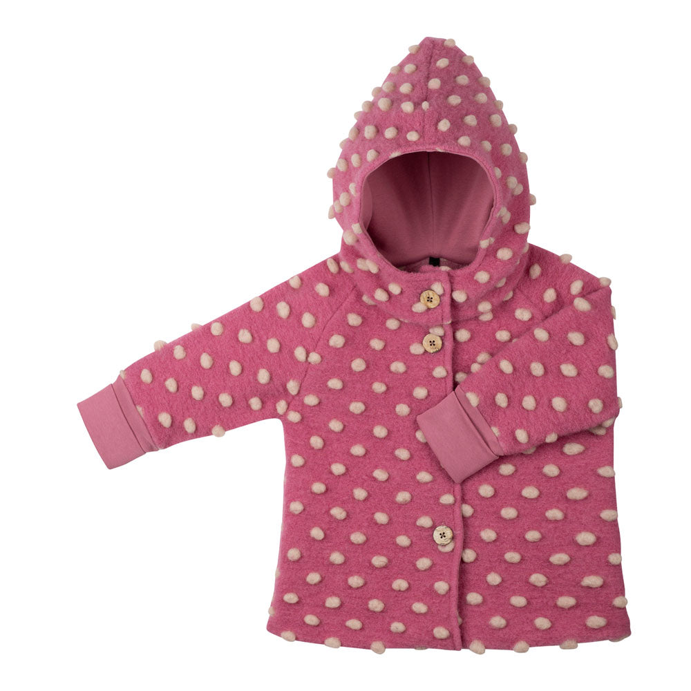 Pure Pure vanutatud meriinovillast jakk, Dusty Pink/ Cream