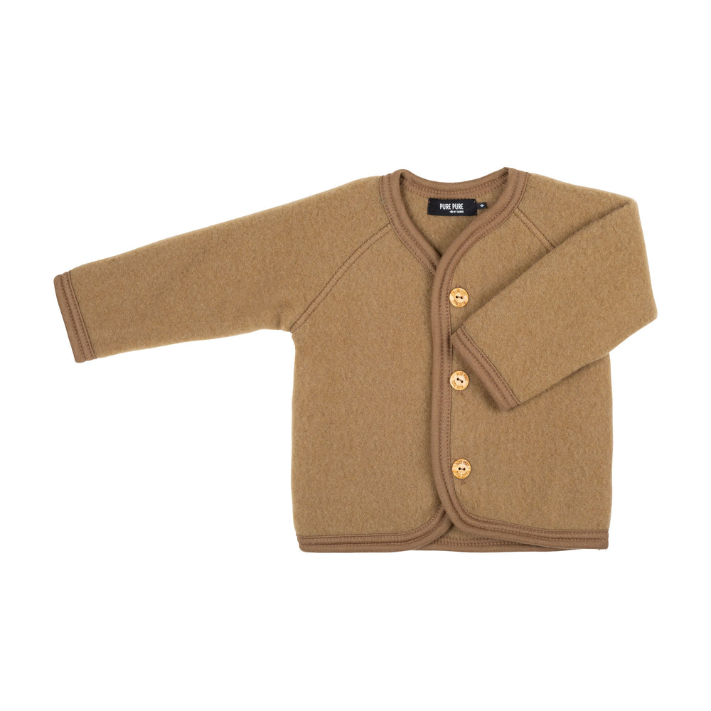 Pure Pure meriinovillasest fliisist jakk, Beige