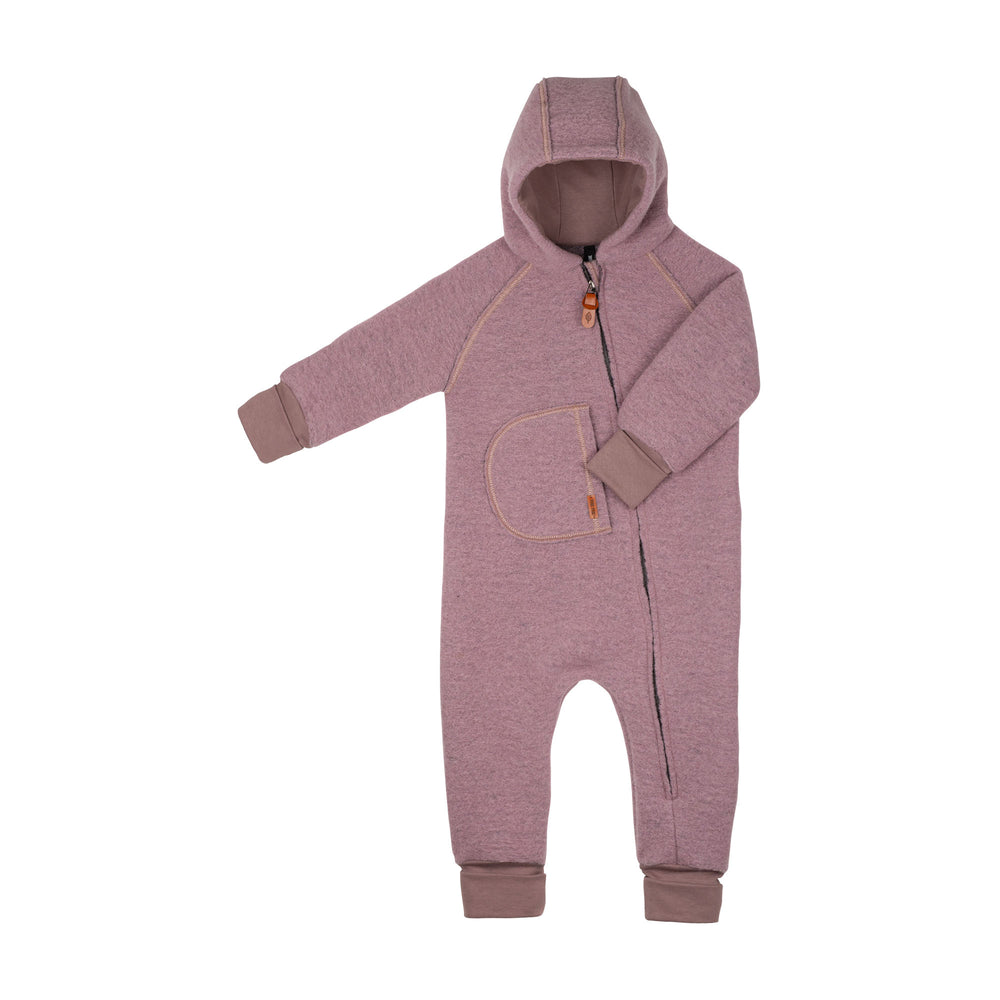 Pure Pure vanutatud meriinovillast kombe, Mauve