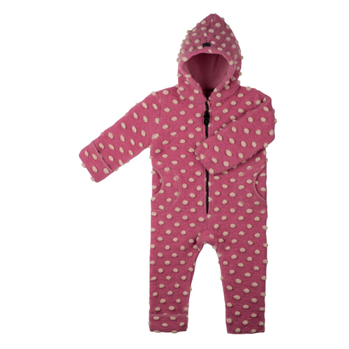 Pure Pure vanutatud meriinovillast kombe, Dusty Pink/Creme