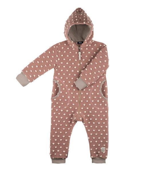 Pure Pure vanutatud meriinovillast kombe, Misty Rose/Natur