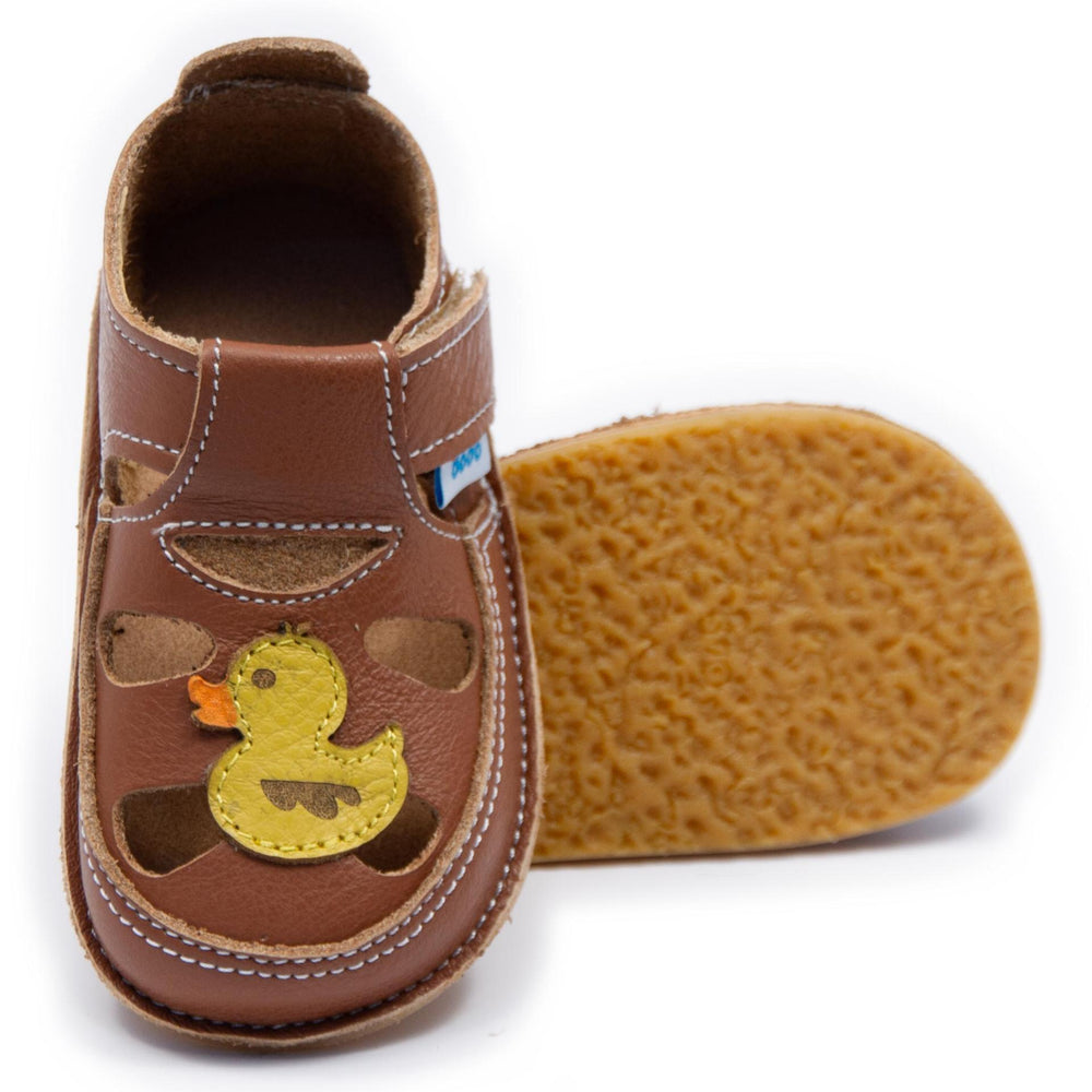 Dodo nahast barefoot-sandaalid, part/camel