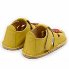 Dodo nahast barefoot-sandaalid, maasikas/galben