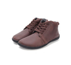 Stitch & Walk õhukese fliisvoodriga nahast saapad, brown