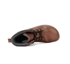 Stitch & Walk fliisvoodriga nahast poolsaapad, light chocolate