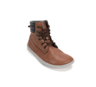 Stitch & Walk fliisvoodriga nahast poolsaapad, light chocolate