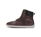 Stitch & Walk fliisvoodriga nahast poolsaapad, chocolate