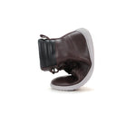 Stitch & Walk fliisvoodriga nahast poolsaapad, chocolate