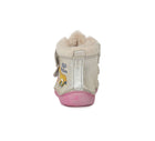D.D.Step sooja voodriga barefoot-saapad, silver/rebane 073