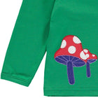 Fred's World Mushroom applique l/s T baby, Earth green