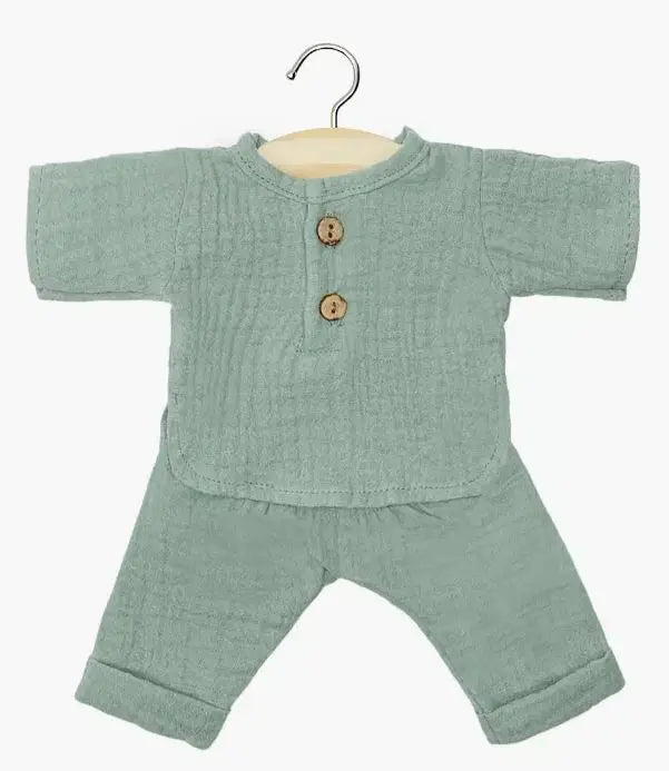 Minikane® Babies Andrea musliinkangast komplekt, helesinine