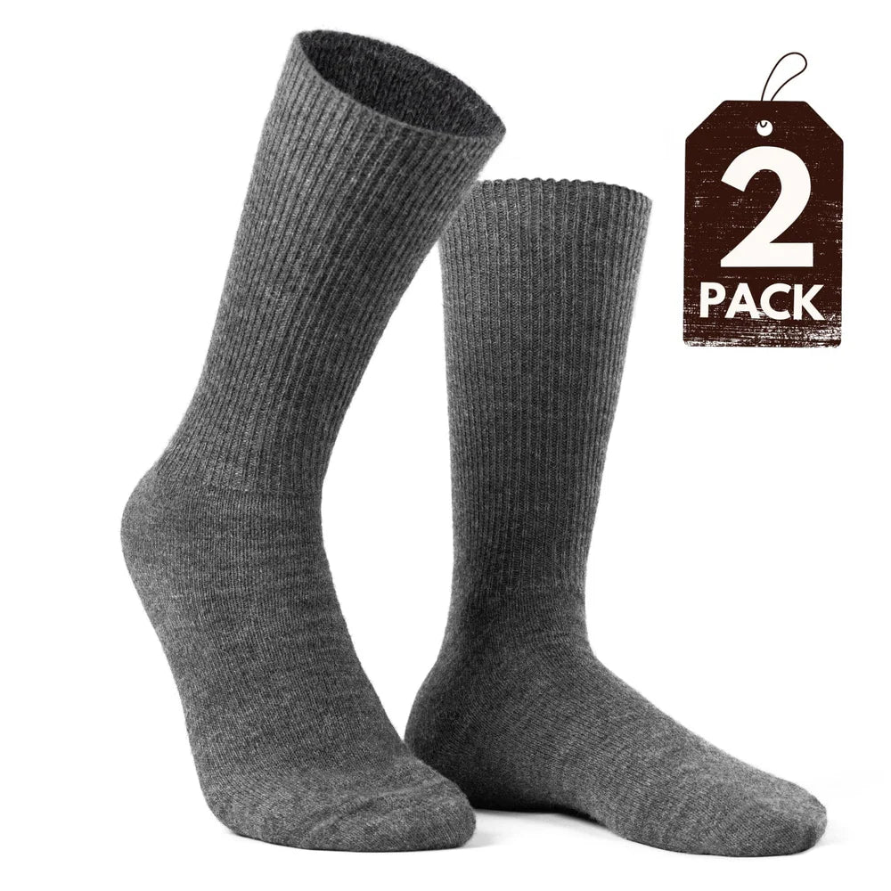 INKARI Everyday alpakavillased sokid- 2-Pakk, Dark grey