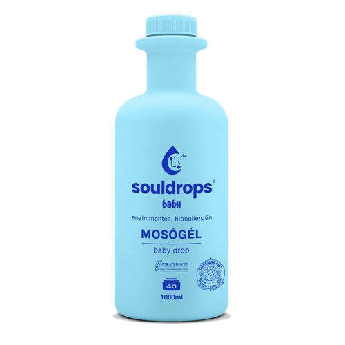 SOULDROPS hüpoallergeenne pesugeel beebiriietele BABYDROP, 1000ml