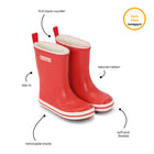 Bundgaard Classic Rubber Boot Winter, rose mili