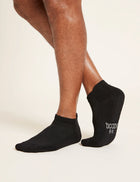Boody Men's Sport Ankle Socks, black