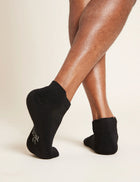 Boody Men's Sport Ankle Socks, black