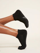 Boody Men's Sport Ankle Socks, black