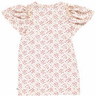 Müsli Love butterfly s/s T, buttercream/berry red
