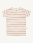 Boody Baby T- Shirt Striped, rose/nature
