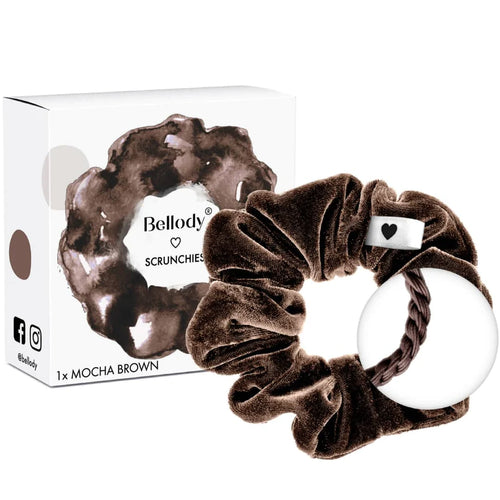 Bellody juuksekumm Scrunchie- Mocha Brown