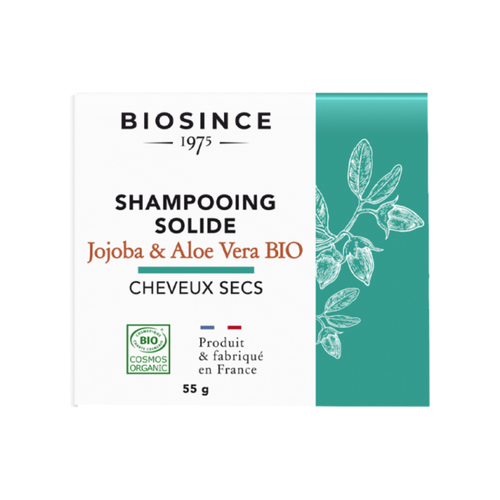 GRAVIER Biosince 1974 looduslik plastikuvaba tahke šampoon jojoobaõli ja aloe veraga kuivadele juustele, 55 gr