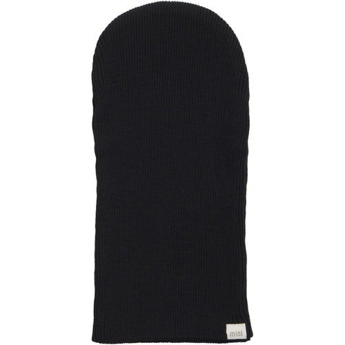 Minimalisma meriinovillane müts, black