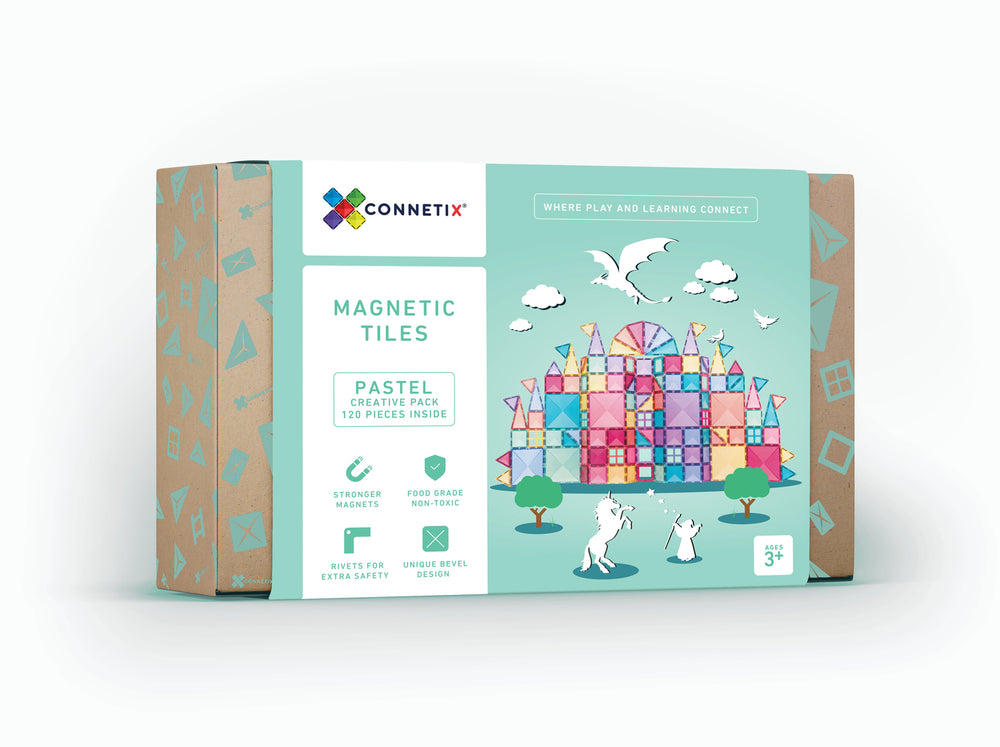Connetix 120tk Pastel Creative Pack