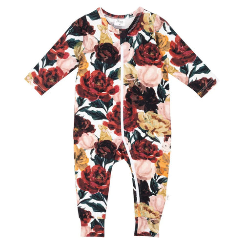 Maia Family Bloomy pidžaama, dark red
