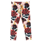 Maia Family Bloomy leggings, dark red