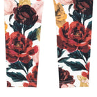 Maia Family Bloomy leggings, dark red