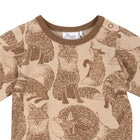Maia Family Foxes bodysuit, beige