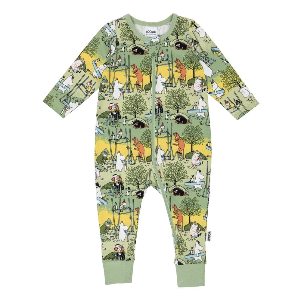 Martinex Moomin Busy Bees pidžaama, green