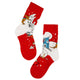 Martinex Winterland Muumide talvesokid, red