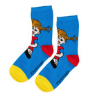 Martinex Pipi Pikksukk sokid 2-pakk, blue/red