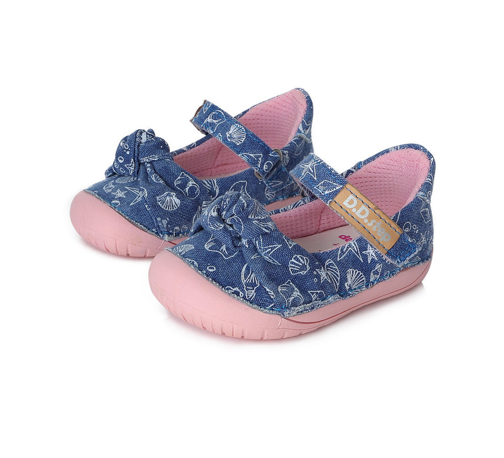 D.D.Step barefoot kingad, royal blue 070