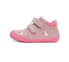D.D.Step barefoot tekstiilist tossud, Pink- Ükssarvik ja vikerkaar 070