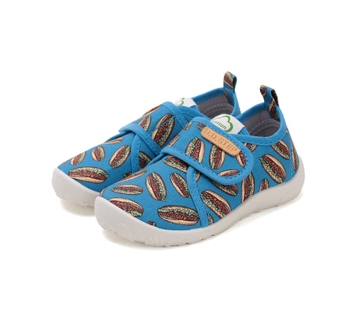 D.D.Step tekstiilist sisejalatsid, bermuda blue/hot dog 086