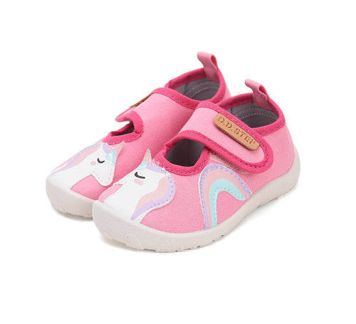 D.D.Step tekstiilist sisejalatsid, pink/ükssarvik 086