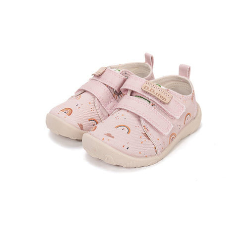 D.D.Step puuvillasest kangast sisejalatsid, baby pink 086