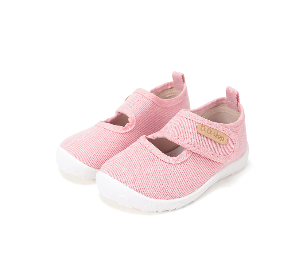 D.D.Step puuvillasest kangast sisejalatsid, baby pink 086