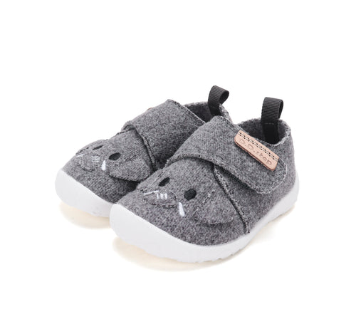 D.D.Step pehmest vilditud kangast sisejalatsid, Dove Grey 086