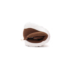 D.D.Step pehmest vilditud kangast sisejalatsid, chocolate 086