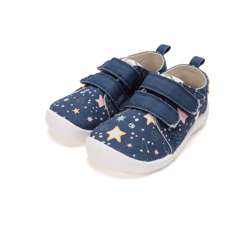 D.D.Step puuvillasest kangast sisejalatsid, Royal Blue 086