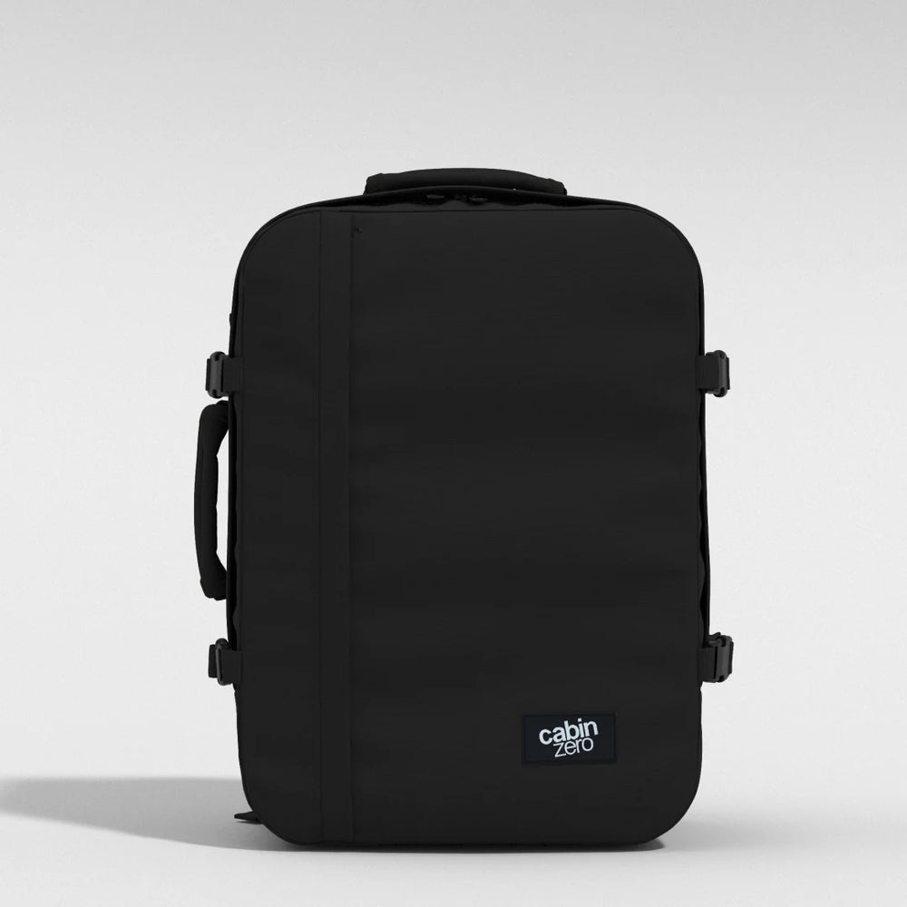 CabinZero Classic Cabin Backpack 44L, Absolute Black