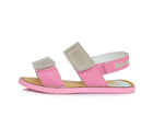 D.D.Step nahast lahtised sandaalid, daisy pink