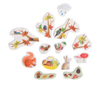 Moulin Roty aastaaegade magnetiline kalender, Aed