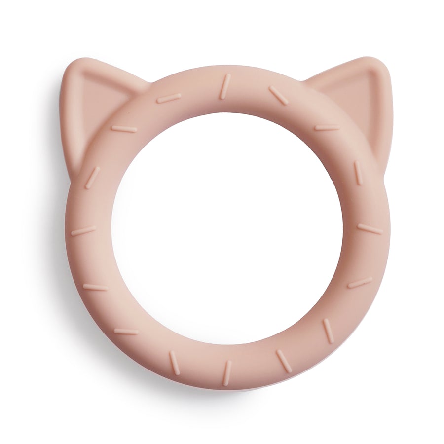 Mushie silikoonist närimisrõngas Kass- Blush